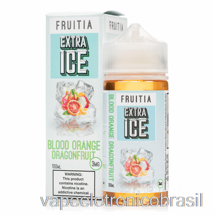 Vape Recarregável Laranja Sanguínea Dragonfruit - Gelo Extra - Fruta - 100ml 0mg